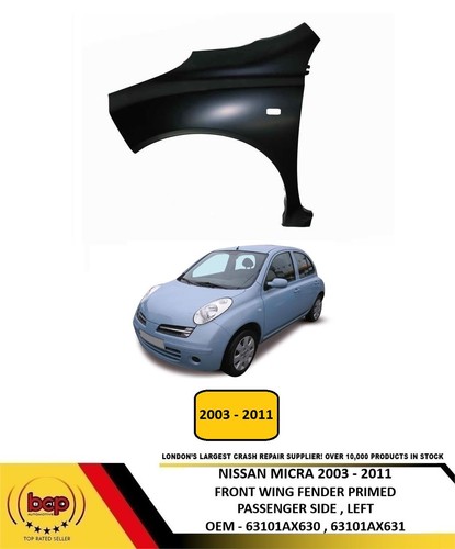 Nissan micra 2003 2011 front - 2011,