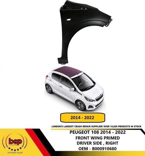 Peugeot 108 2014 2022 front - peugeot,